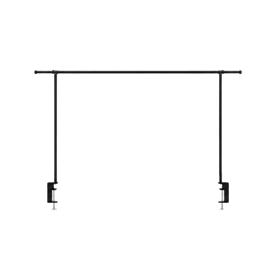 Bordstativ Metal Sort (136×4×100cm)