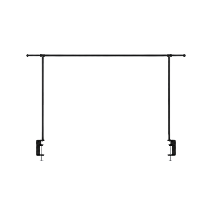 Bordstativ Metal Sort (136×4×100cm)