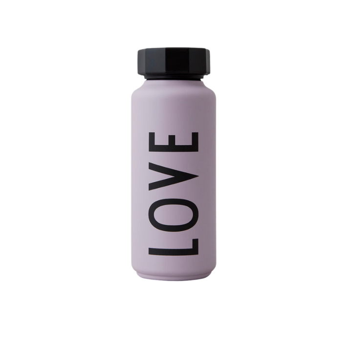 Design Letters - Termoflaske i Lavendel "Love"