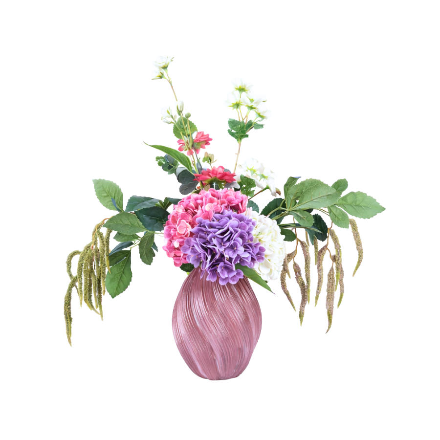 Evighedsbuket Forårsdrøm i Rosa og Lilla