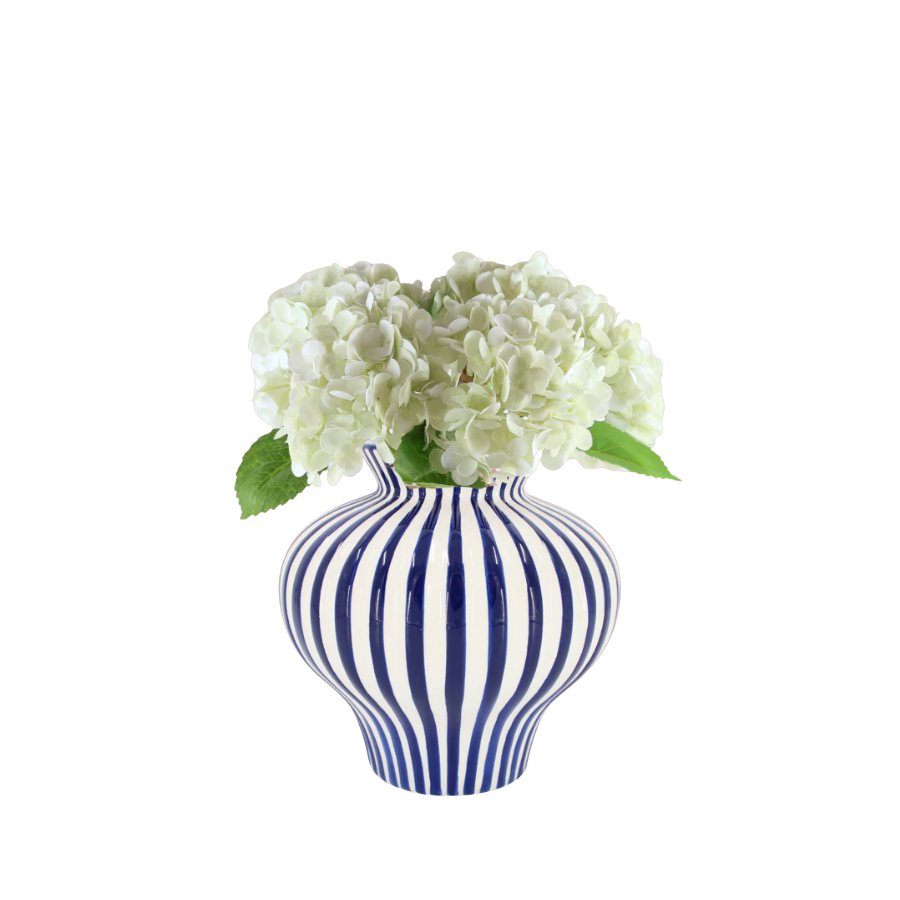 Evighedsbuket Hortensia Blomst i Hvid (H32cm)