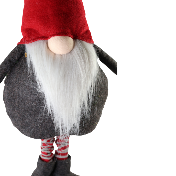 Filt Nisse m. Teleskop Ben Rød/Grå