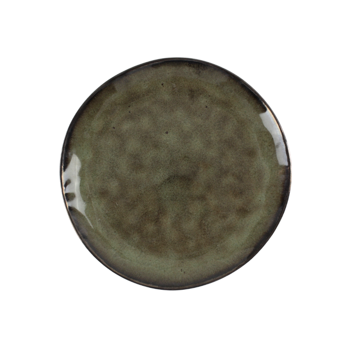 6 stk. Frokosttallerkener DAKOTA i Grøn (Ø20cm)