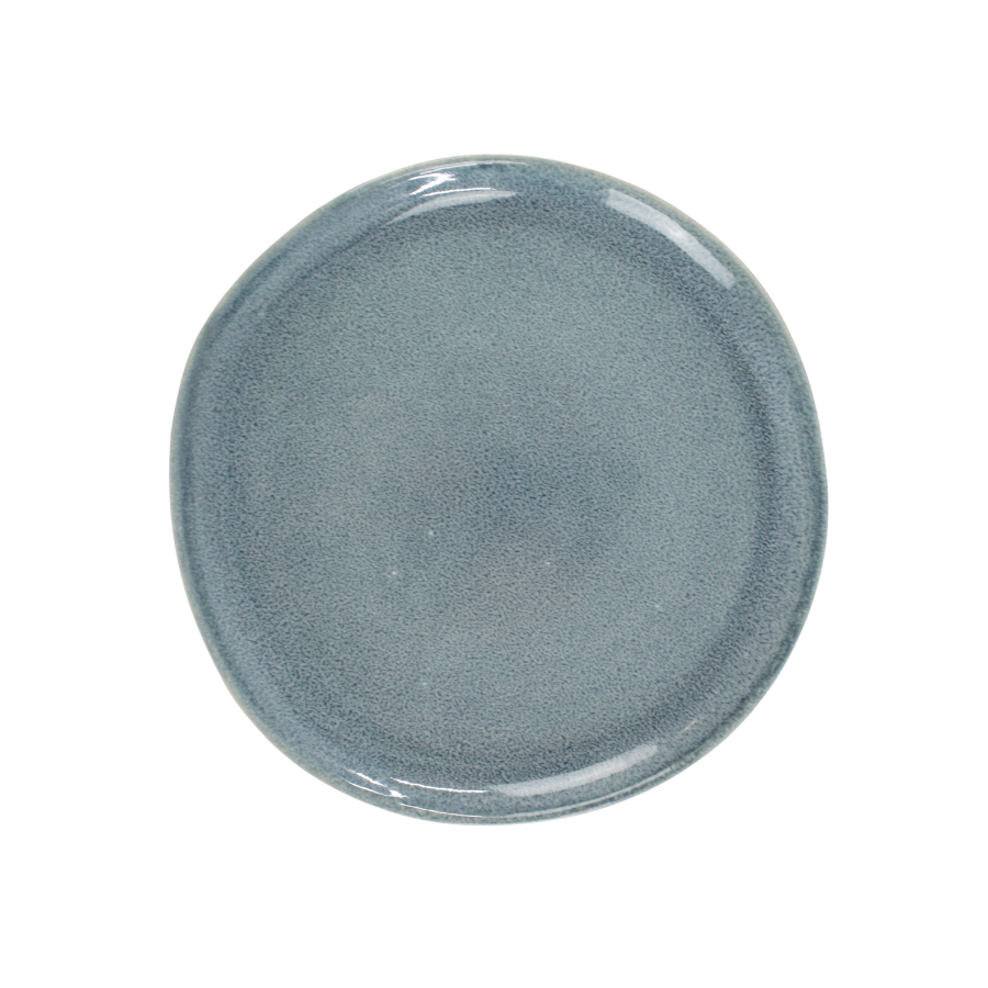 6 stk. Keramik Frokosttallerkener BRITNEY i Blå (Ø20,3cm)