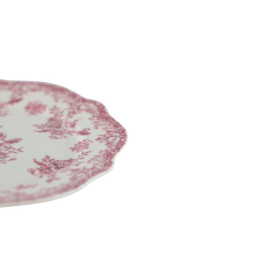 6 stk. Frokosttallerkener DINNA i Bordeaux (Ø19,3x1,7cm)