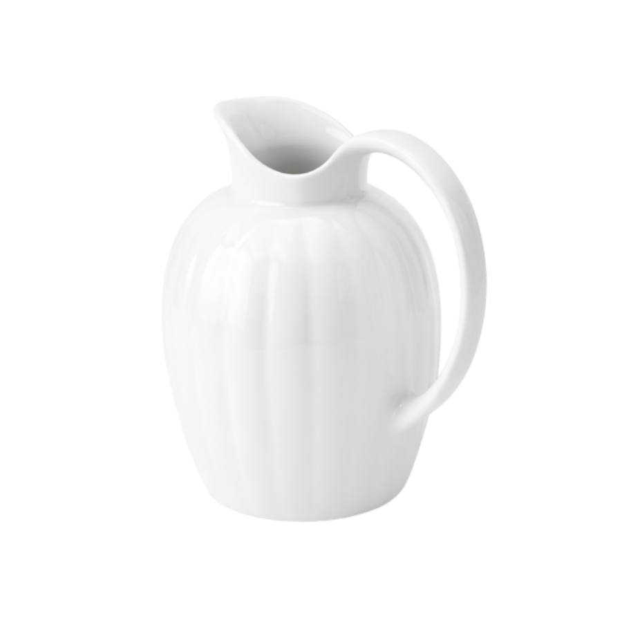 Georg Jensen Bernadotte Porcelæn Flødekande 0,5l Hvid