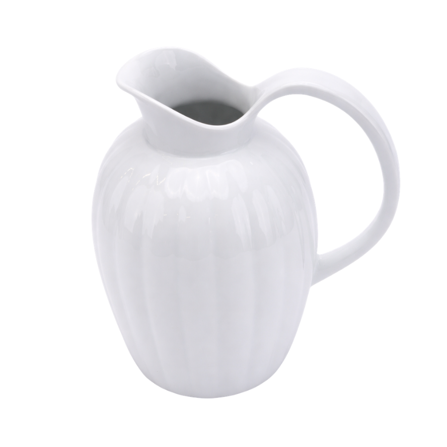 Georg Jensen Bernadotte Porcelæn Kande 1,2l Hvid