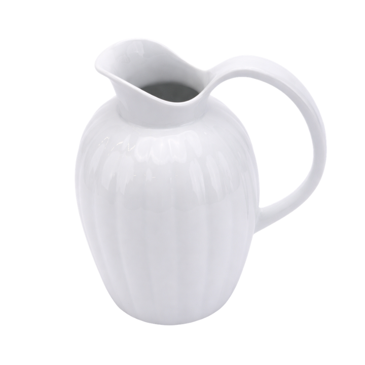 Georg Jensen Bernadotte Porcelæn Kande 1,2l Hvid