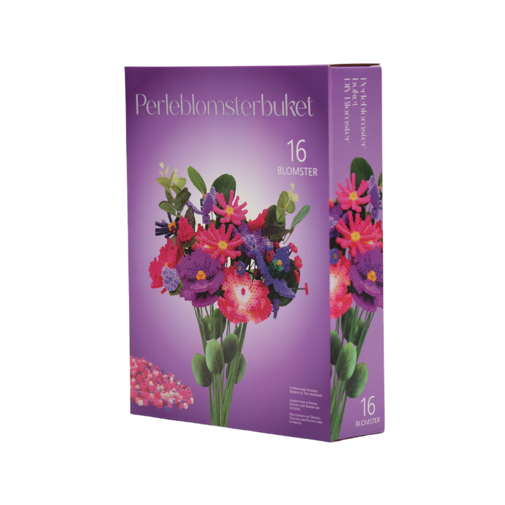 Gerbera Perleblomst Buket m. 16 Blomster