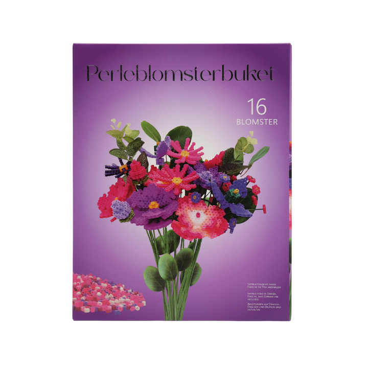 Gerbera Perleblomst Buket m. 16 Blomster