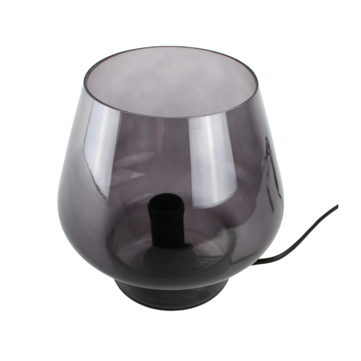 Glas Bordlampe i Smoked (Ø16,5cm)