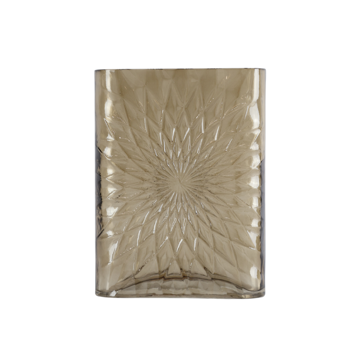 Glas Vase ANJELA  (19x7x25cm) Macchaito