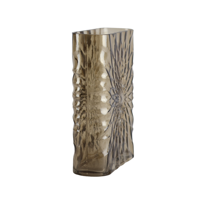 Glas Vase ANJELA  (19x7x25cm) Macchaito