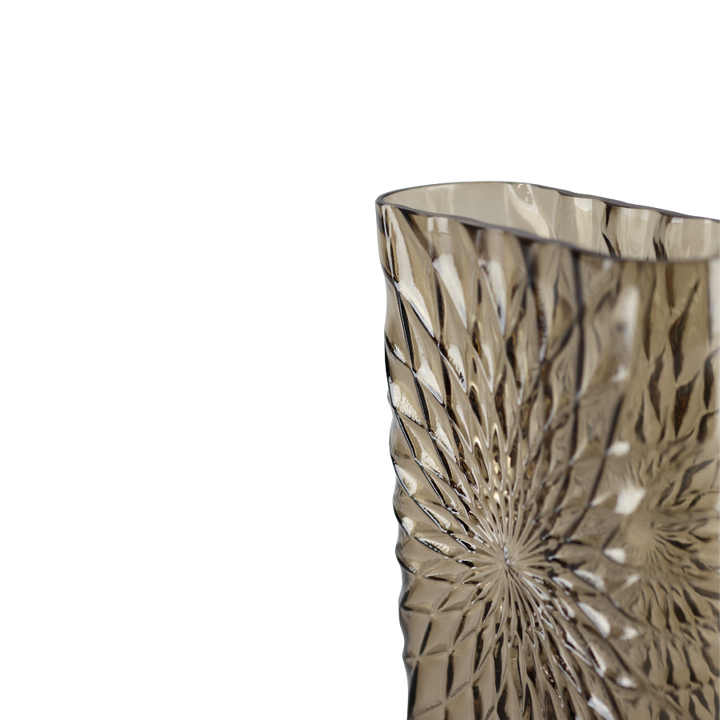 Glas Vase ANJELA  (19x7x25cm) Macchaito