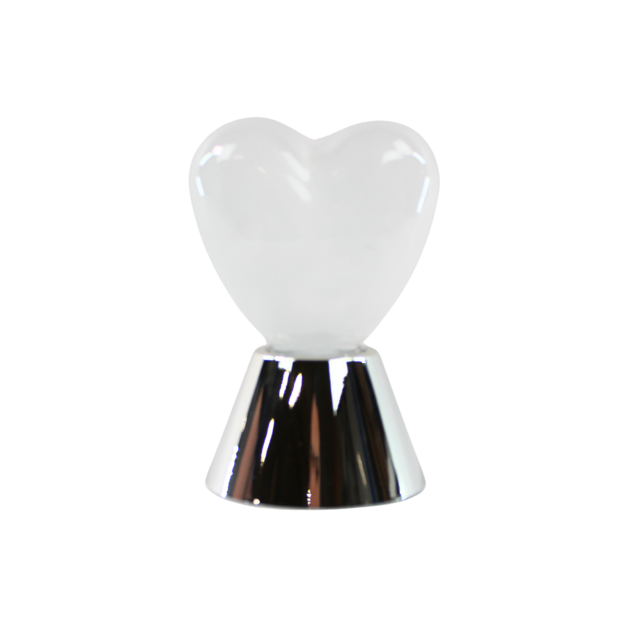 Hjerte Lampe Silver