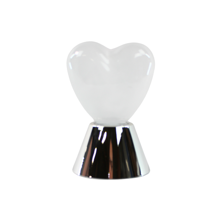 Hjerte Lampe Silver