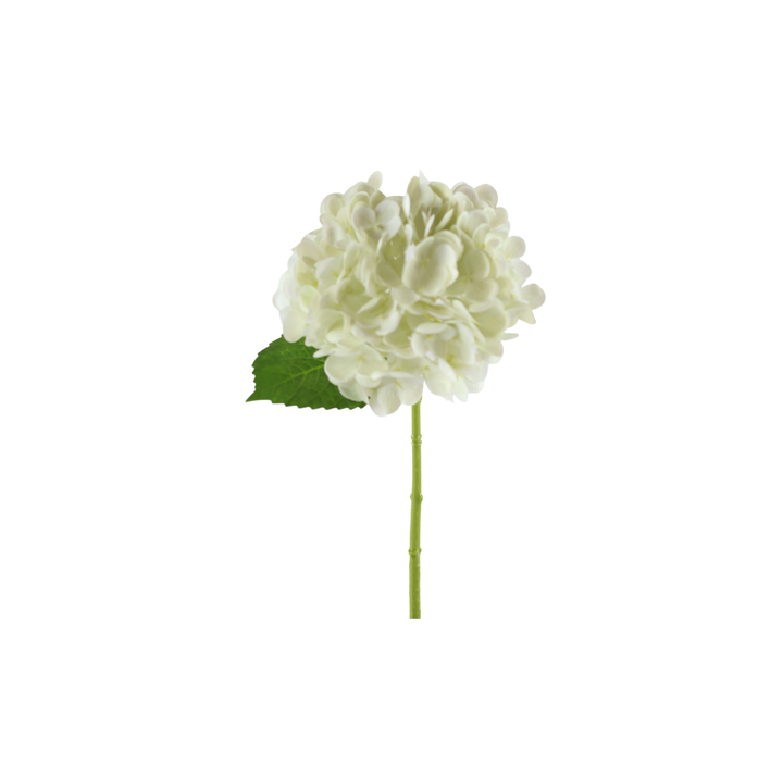 Hortensia Blomst  (H32cm) Hvid