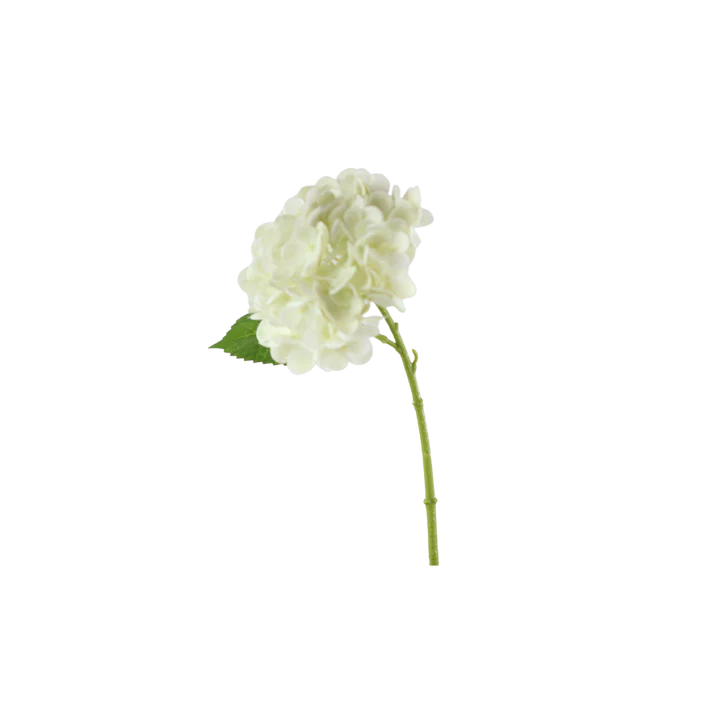 3 stk. Hortensia Blomster i Hvid (H32cm)