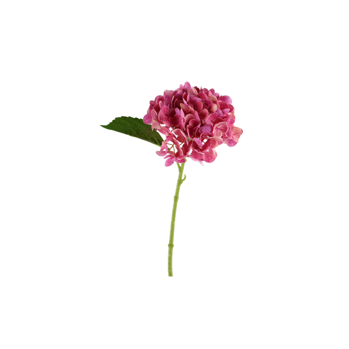 Hortensia Blomst  (H32cm) Lyserød