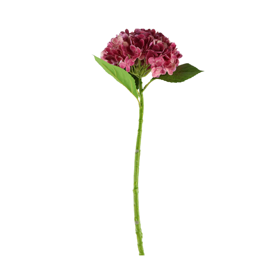 3 stk. Hortensia Blomst i Lyserød (H55cm)