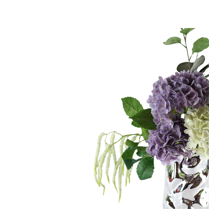 Evighedsbuket Lilla Drøm m. Hortensia og Eucalyptus
