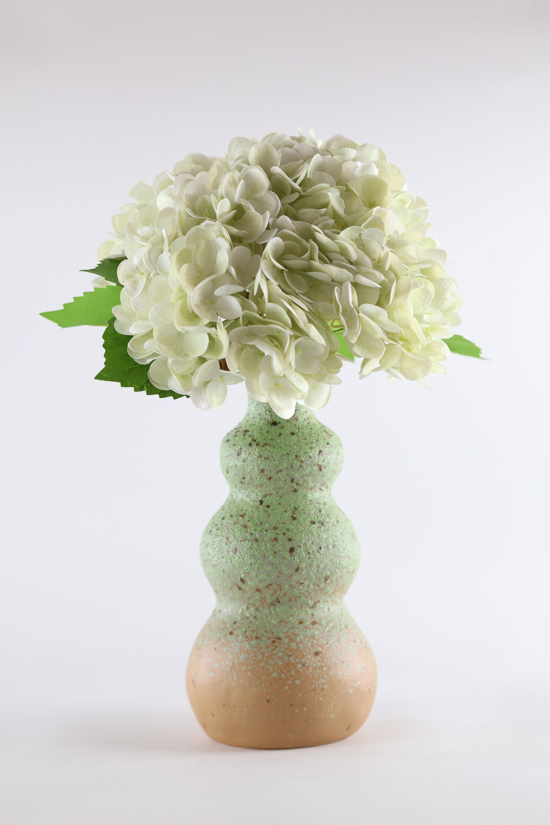 Evighedsbuket Hortensia Blomst i Hvid (H32cm)