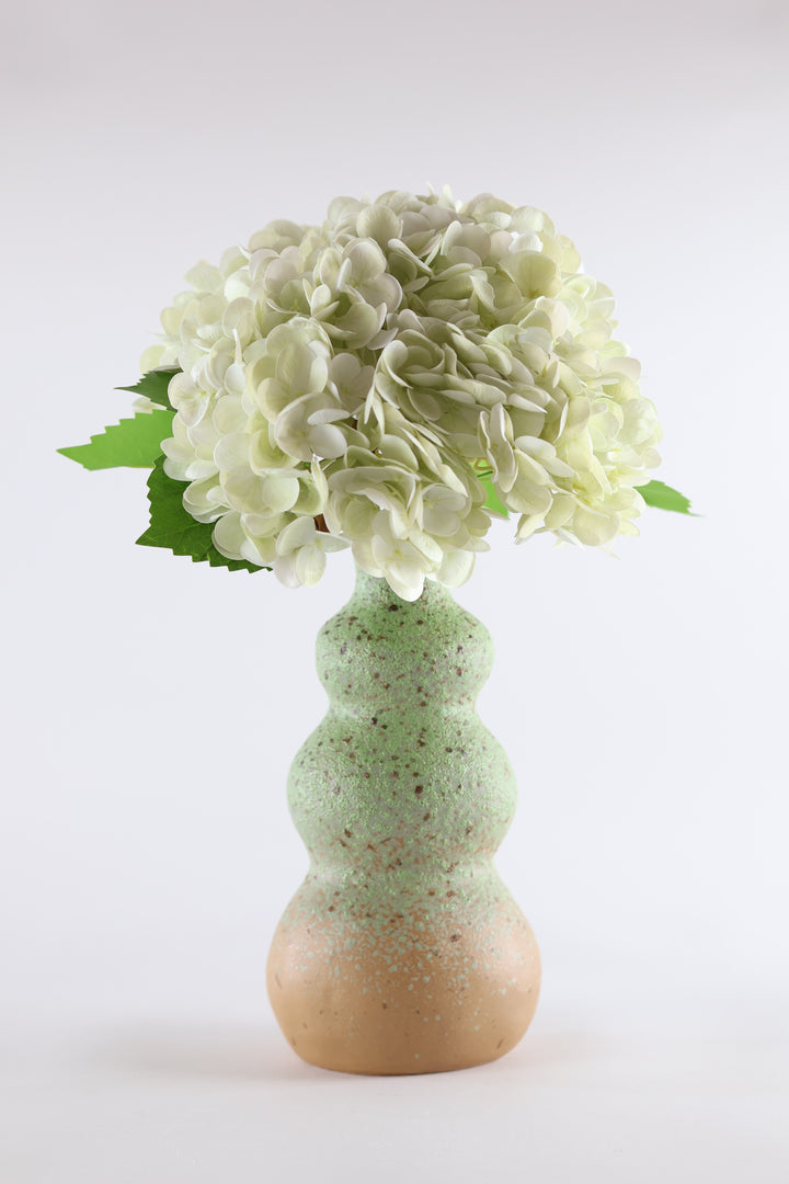 Evighedsbuket Hortensia Blomst i Hvid (H32cm)