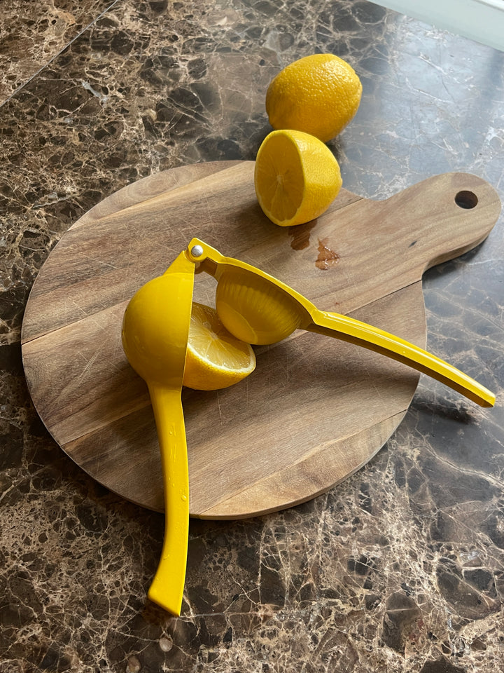 Citronpresser. 23x7x5,5cm. Gul.