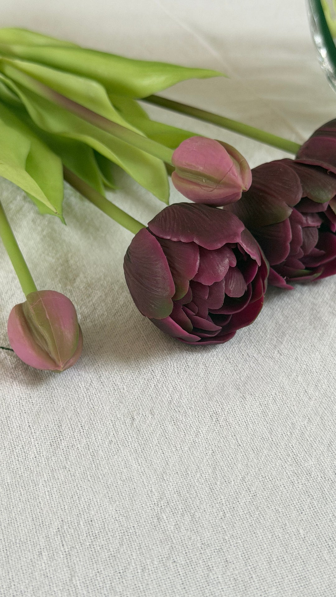 Tulipaner Buket  (H40cm) Lilla