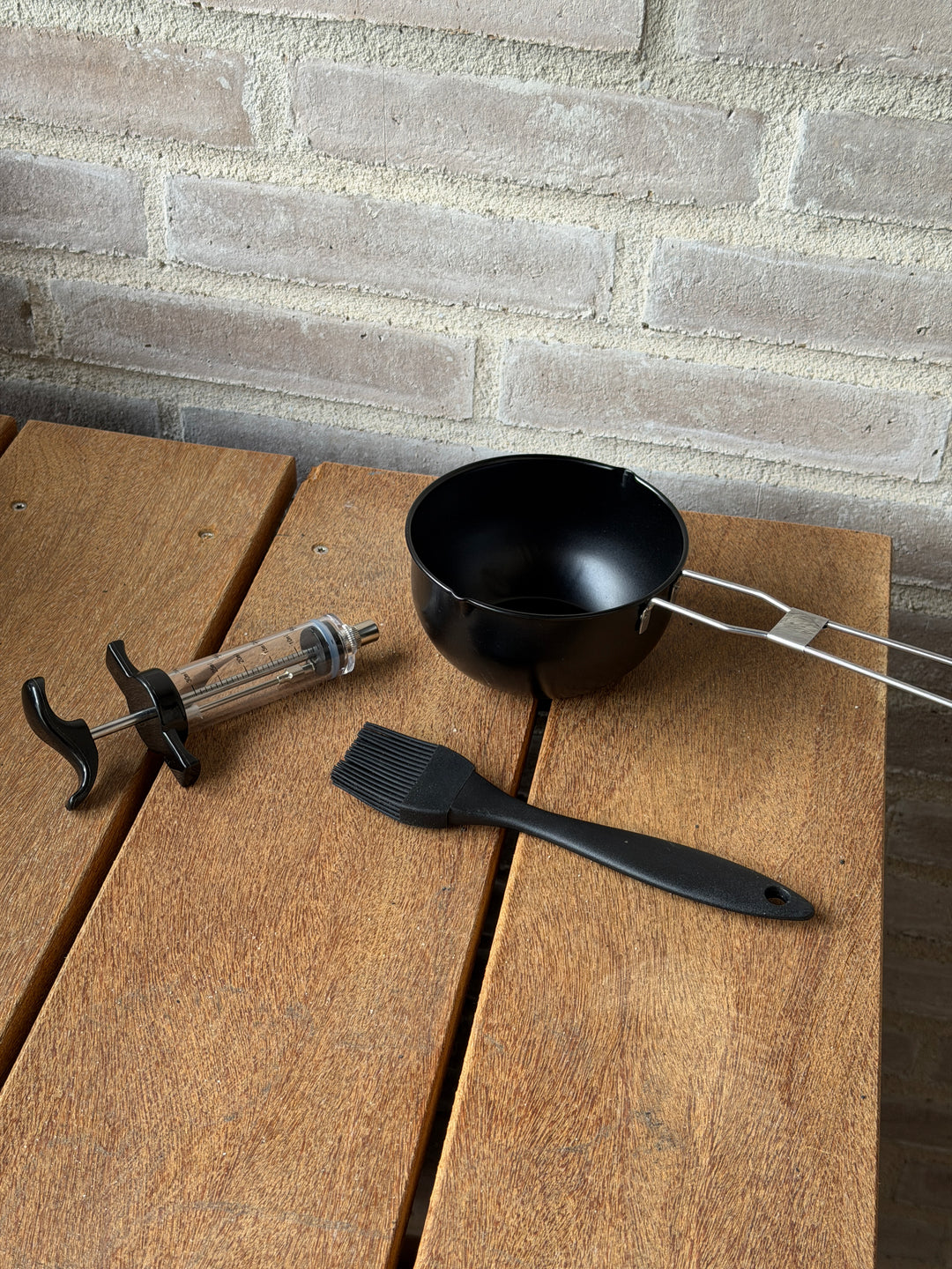 Grill Marinadesæt m Gryde og Silikonepensel