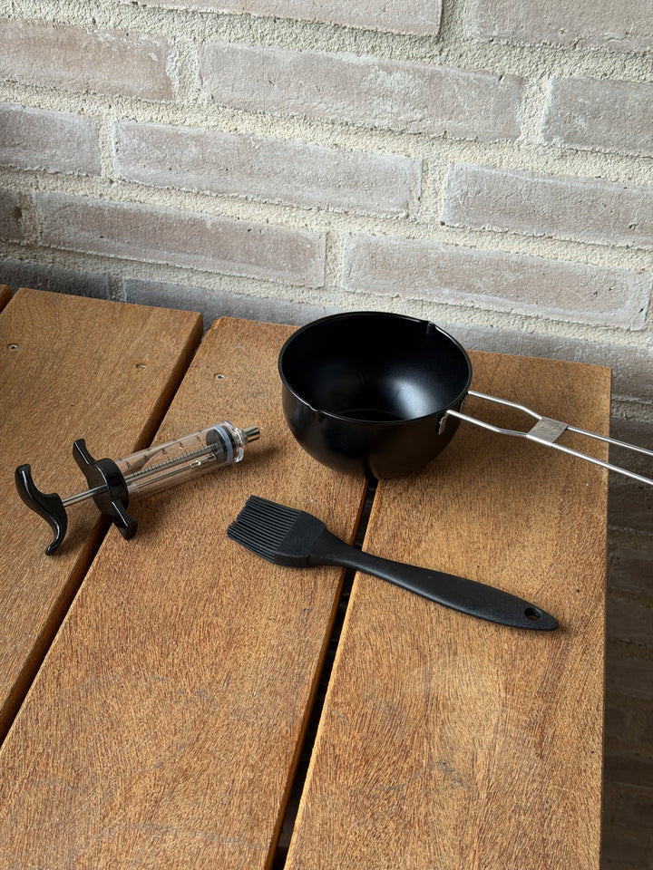 Grill Marinadesæt m Gryde og Silikonepensel