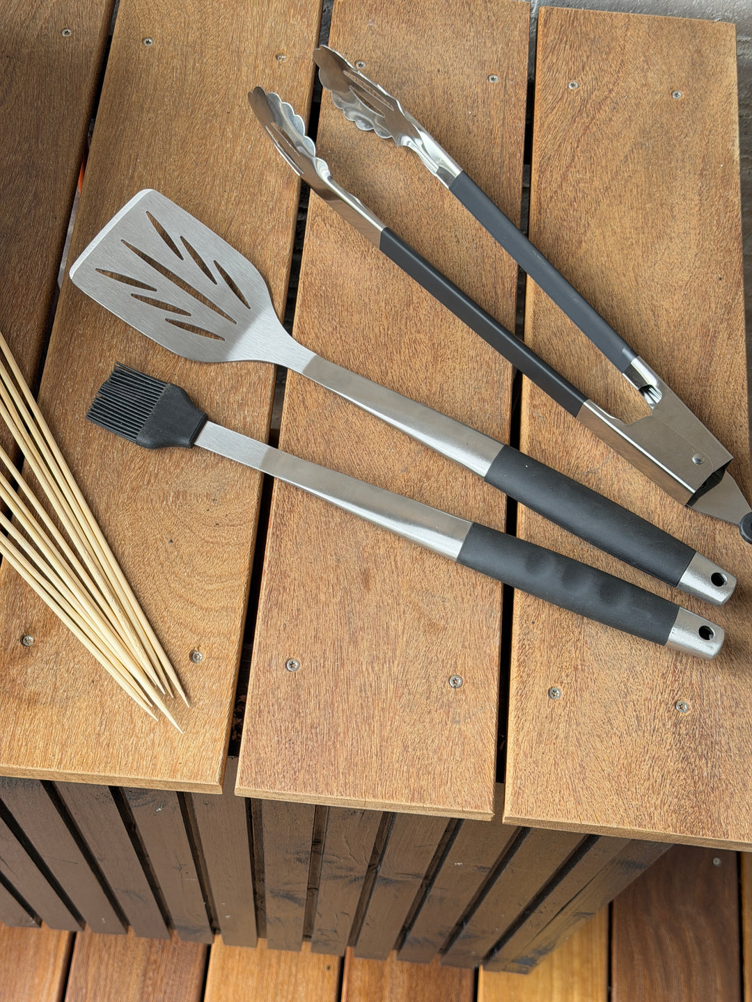 Grillpensel Silikone Sort L41cm