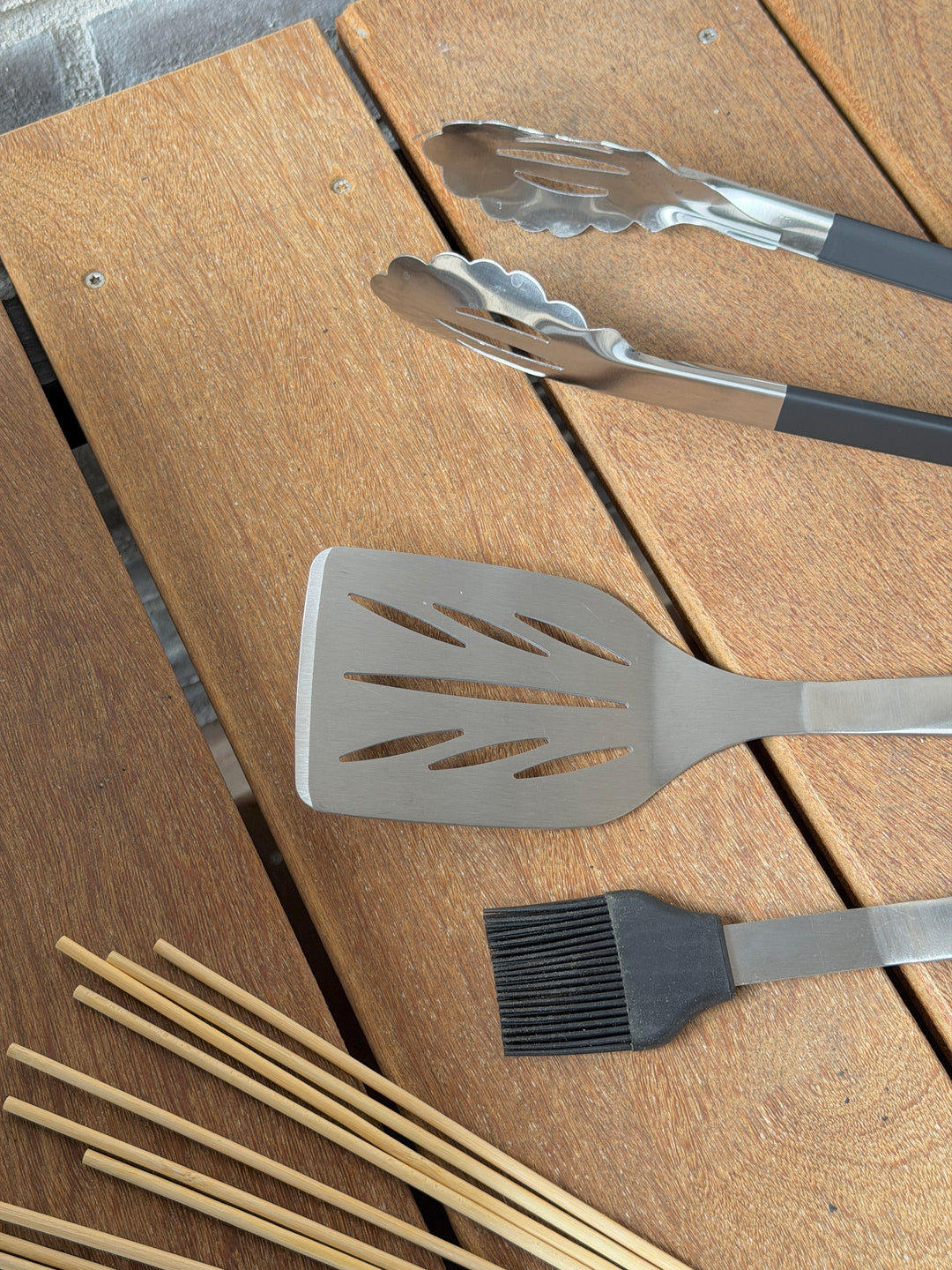 Grillpensel Silikone Sort L41cm
