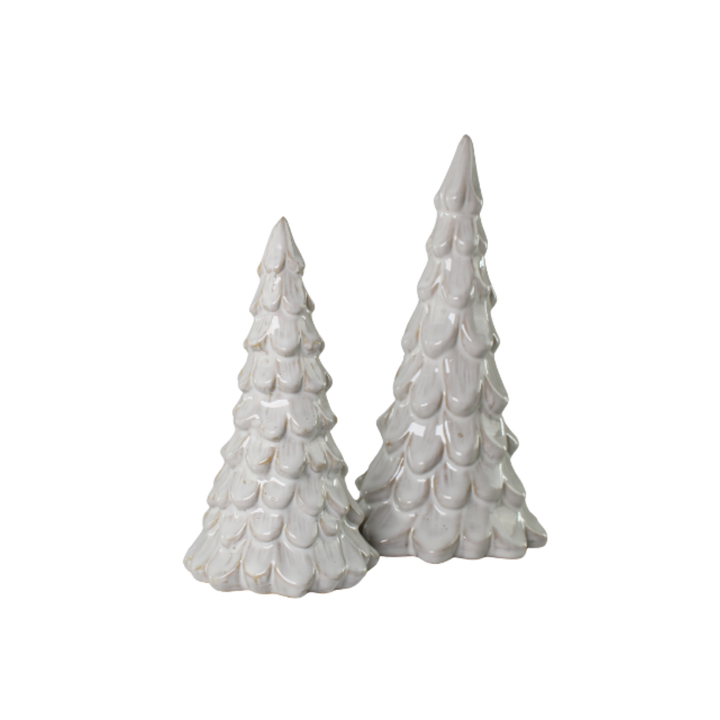 Juletræ i Porcelæn METIL Hvid (Ø11x20cm cm)