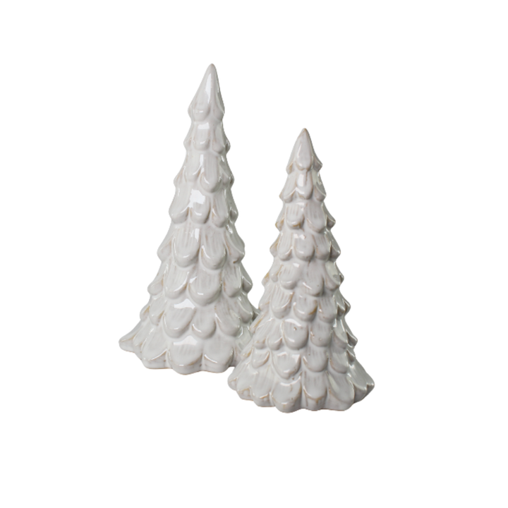 Juletræ i Porcelæn METIL Hvid (Ø9x16cm cm)