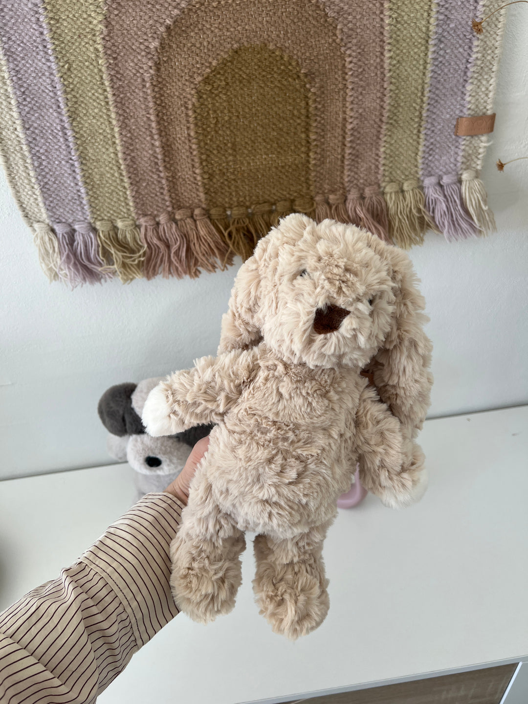 Plysbamse Kanin (20cm) Beige
