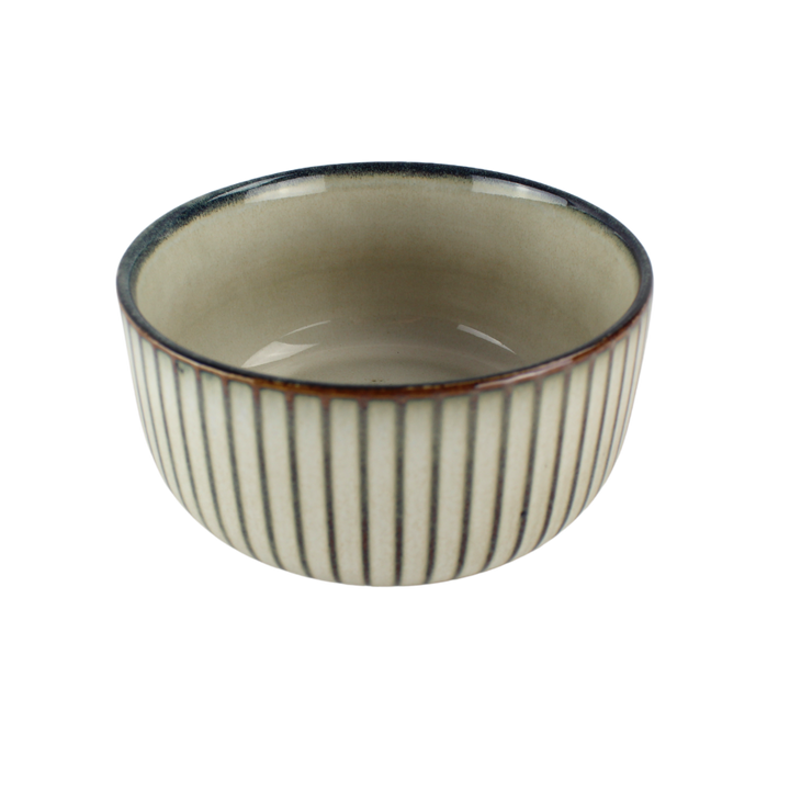 6 stk. Keramik Skåle i Brun (Ø14,5cm) - 2. Sortering