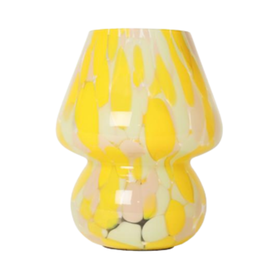 Lampe Joyful Chips 19xØ15cm Pnik/Grøn/Gul
