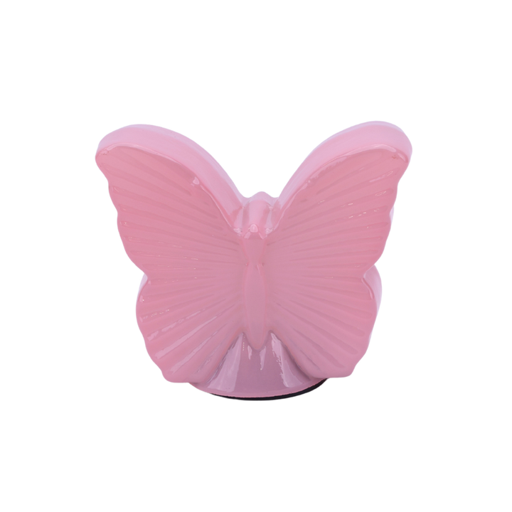 Lampe Sommerfugl m. LED Rosa