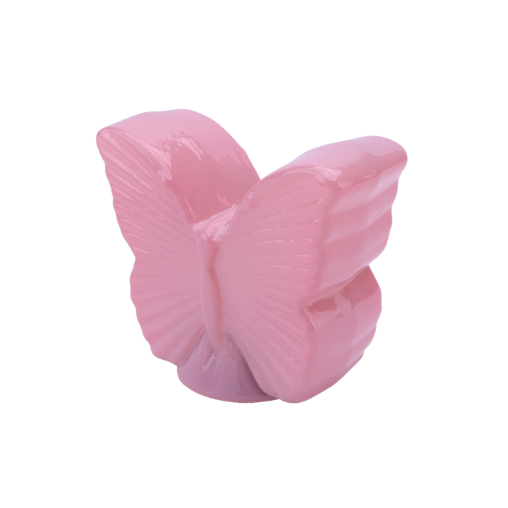 Lampe Sommerfugl m. LED Rosa