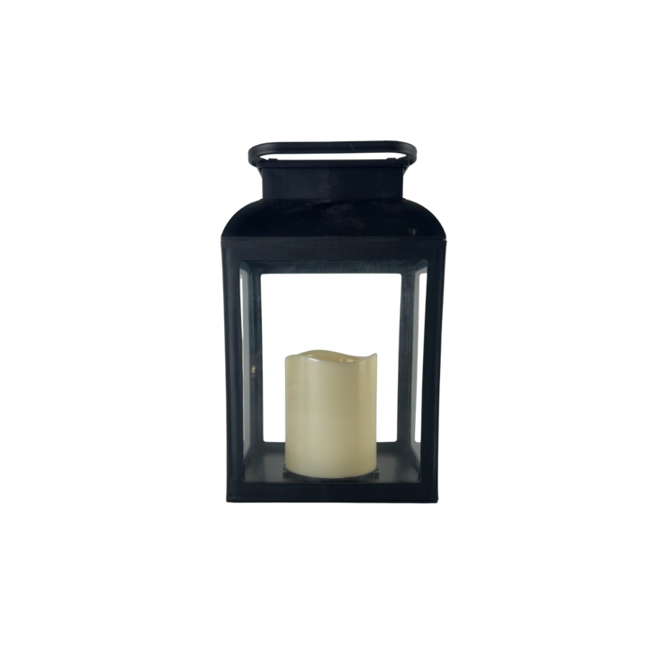 Lanterne med LED Lys (15x12,2x25cm)