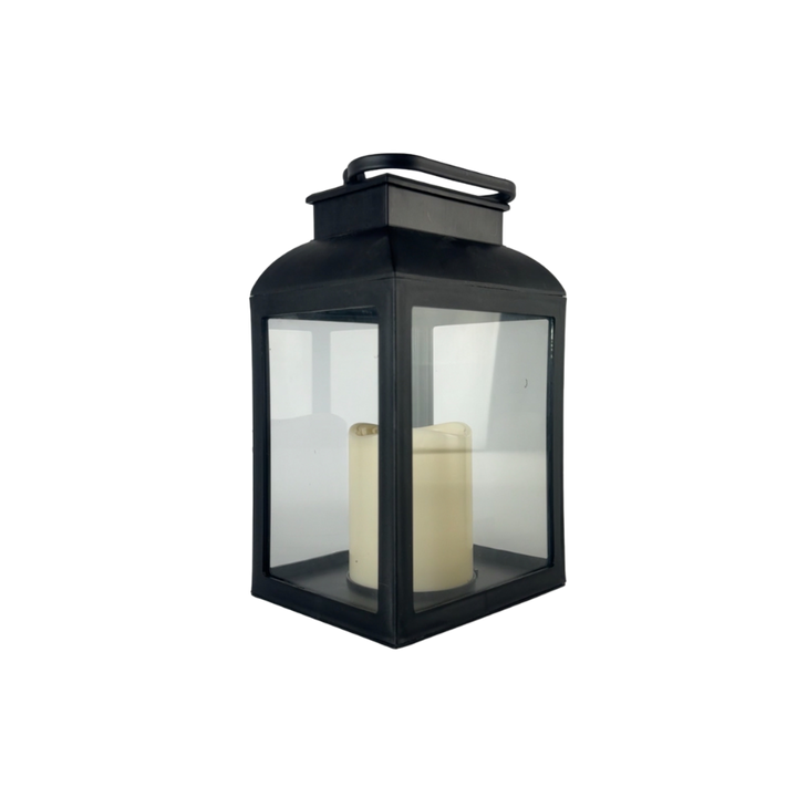 Lanterne med LED Lys (15x12,2x25cm)