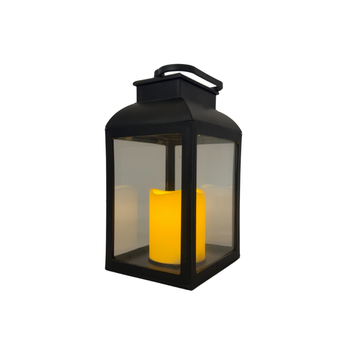 Lanterne med LED Lys (15x12,2x25cm)