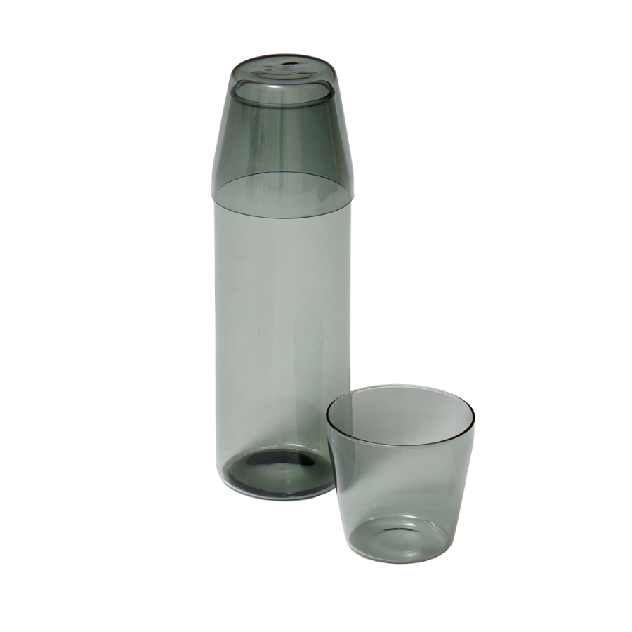 MILK Karaffel + 2 stk Glas Smoke