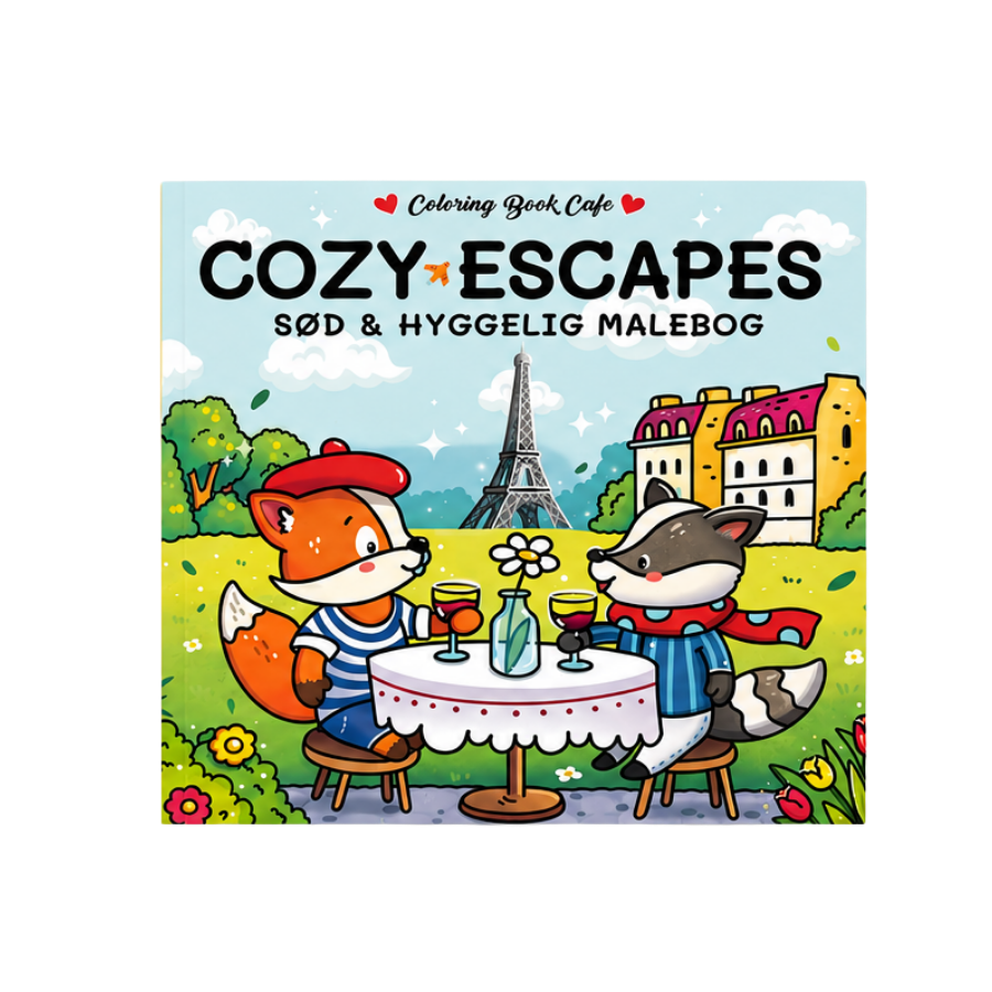 Malebog Cozy Escapes Sød og Hyggelig