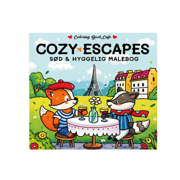 Malebog Cozy Escapes Sød og Hyggelig