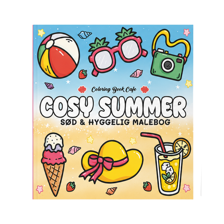 Malebog Cozy Summer Sød og Hyggelig