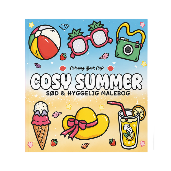 Malebog Cozy Summer Sød og Hyggelig