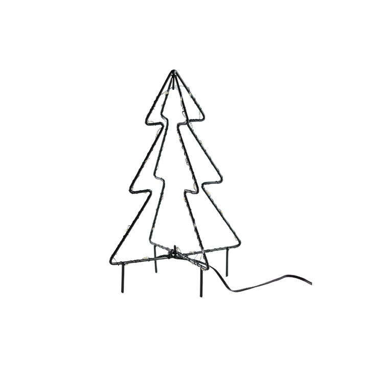 Metal Juletræ 50 LED (25cm)