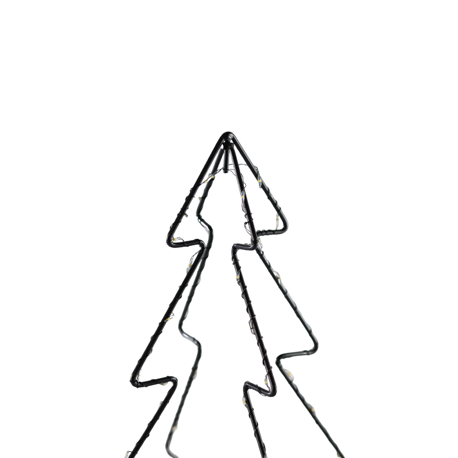 Metal Juletræ 50 LED (25cm)
